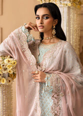 Sheherzadi By Emaan Adeel Formals Embroidered Chiffon 3 Piece Unstitched Suit EA25SCF D-AARIZ